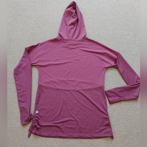 🔥2/$30 Fabletics cashel long sleeved hoodie top in mauve - Picture 8 of 8